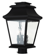 Livex Lighting 20238-07 - 3 Light Bronze Outdoor Post Lantern