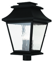 Livex Lighting 20244-04 - 4 Light Black Outdoor Post Lantern