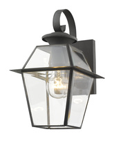 Livex Lighting 2181-61 - 1 Light Charcoal Outdoor Wall Lantern