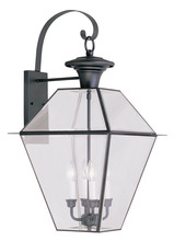 Livex Lighting 2386-04 - 4 Light Black Outdoor Wall Lantern