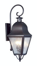 Livex Lighting 2555-07 - 3 Light Bronze Outdoor Wall Lantern