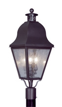 Livex Lighting 2556-07 - 3 Light Bronze Outdoor Post Lantern