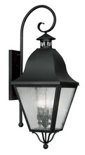 Livex Lighting 2558-04 - 4 Light Black Outdoor Wall Lantern