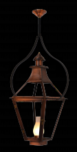The Coppersmith CR33E-HSI-PY - Creole 33 Electric-Hurricane Shade-Pendent Yoke