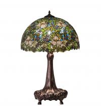 Meyda Tiffany 115262 - 31" High Trillium & Violet Table Lamp