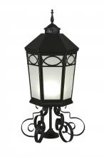 Meyda Tiffany 243501 - 16" Wide Restored Taft 1 Light Lantern Post Mount