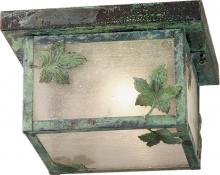 Meyda Tiffany 38554 - 10"Sq Hyde Park Maple Leaf Flushmount