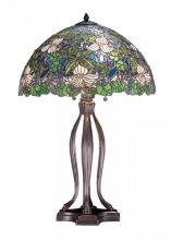 Meyda Tiffany 52172 - 30"H Trillium & Violet Table Lamp