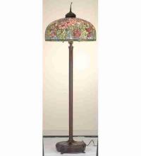 Meyda Tiffany 66516 - 78" High Tiffany Oriental Poppy Floor Lamp