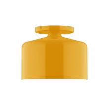Montclair Light Works FMD419-21-L10 - 8.5&#34; J-Series LED Flush Mount, Bright Yellow