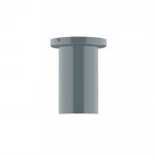 Montclair Light Works FMD425-40-L10 - 3.5&#34; x 6&#34; Axis Mini Cylinder LED Flush Mount, Slate Gray