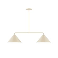Montclair Light Works MSG422-16 - 2-Light Axis Linear Pendant (12&#34; Axis pack)
