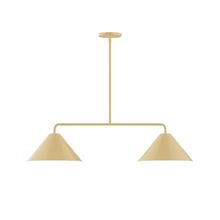 Montclair Light Works MSG422-17 - 2-Light Axis Linear Pendant (12&#34; Axis pack)
