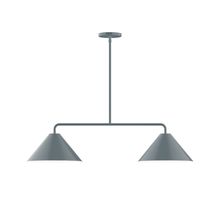Montclair Light Works MSG422-40 - 2-Light Axis Linear Pendant (12&#34; Axis pack)