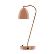 Montclair Light Works TLC417-19-L10 - 23&#34; J-Series LED Table Lamp, Terracotta