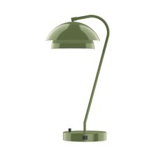 Montclair Light Works TLCX445-22-L10 - 23&#34; Nest LED Table Lamp, Fern Green