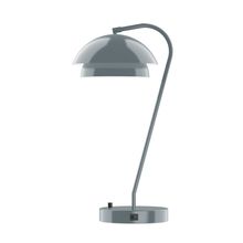 Montclair Light Works TLCX445-40-L10 - 23&#34; Nest LED Table Lamp, Slate Gray
