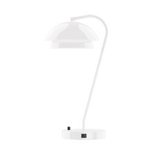 Montclair Light Works TLCX445-44-L10 - 23&#34; Nest LED Table Lamp, White