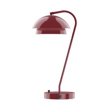 Montclair Light Works TLCX445-55-L10 - 23&#34; Nest LED Table Lamp, Barn Red