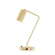 Montclair Light Works TLD425-17-L10 - 21.5&#34; J-Series LED Table Lamp, Ivory