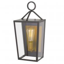 Worldwide Lighting Corp E10030-003 - Monterrey 17 In 1-Light Satin Brass Outdoor Wall Sconce Lamp