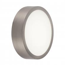 Worldwide Lighting Corp W23564C6 - Aperture 12-Watt Chrome Finish Integrated LEd Circle Wall Sconce / Ceiling Light 6 in. Dia x 1.5 in.