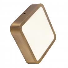 Worldwide Lighting Corp W23567BP6 - Aperture 12-Watt Bronze Finish Integrated LEd Square Wall Sconce / Ceiling Light 6 in. L x 6 in. W x