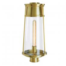 Norwell 1247-SB-CL - Cone Outdoor Post Lantern Light