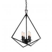 Norwell 5388-MB-NG - Trapezoid Cage Chandelier