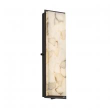 Justice Design Group ALR-7565W-MBLK - Avalon 24&#34; ADA Outdoor/Indoor LED Wall Sconce
