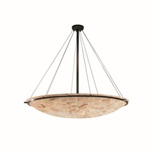 Justice Design Group ALR-9699-35-DBRZ - 60&#34; Round Pendant Bowl w/ Ring