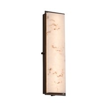 Justice Design Group FAL-7565W-DBRZ - Avalon 24&#34; ADA Outdoor/Indoor LED Wall Sconce