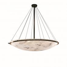 Justice Design Group FAL-9698-35-DBRZ - 72&#34; Round Pendant Bowl w/ Ring