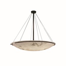 Justice Design Group FAL-9699-35-DBRZ - 60&#34; Round Pendant Bowl w/ Ring