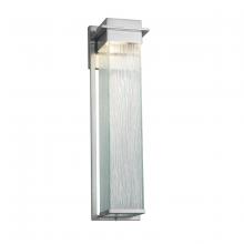 Justice Design Group FSN-7545W-RAIN-NCKL - Pacific 24&#34; LED Outdoor Wall Sconce