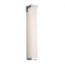 Justice Design Group PNA-7547W-WAVE-NCKL - Pacific 48&#34; LED Outdoor Wall Sconce