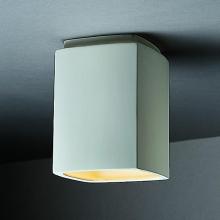 Justice Design Group CER-6110W-BIS-LED1-1000 - Rectangle LED Flush-Mount (Outdoor)