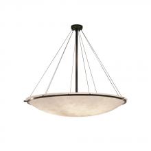 Justice Design Group CLD-9699-35-DBRZ-LED9-9000 - 60&#34; LED Pendant Bowl w/ Ring
