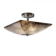 Justice Design Group FSN-9695-25-MROR-CROM-LED2-2000 - 14&#34; LED Semi-Flush Bowl