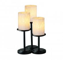 Justice Design Group FSN-8797-10-RBON-MBLK - Dakota 3-Light Table Lamp