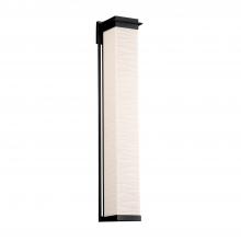 Justice Design Group PNA-7547W-WAVE-MBLK - Pacific 48&#34; LED Outdoor Wall Sconce