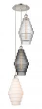 Innovations Lighting 113B-3P-PN-G670-MU - Cascade - 3 Light - 15 inch - Polished Nickel - Cord hung - Multi Pendant