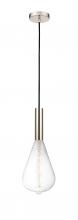 Innovations Lighting 198-1P-PN-BB164LED - Edison - 1 Light - 7 inch - Polished Nickel - Cord hung - Mini Pendant