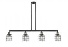 Innovations Lighting 214-BAB-S-G52-CE-LED - Small Bell Cage 4 Light Island Light