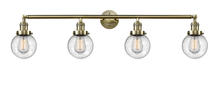 Innovations Lighting 215-AB-G204-6 - Beacon - 4 Light - 42 inch - Antique Brass - Bath Vanity Light