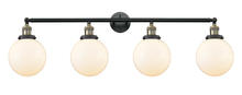 Innovations Lighting 215-BAB-G201-8 - Beacon - 4 Light - 44 inch - Black Antique Brass - Bath Vanity Light