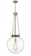 Innovations Lighting 221-1P-AB-G202-18 - Beacon - 1 Light - 18 inch - Antique Brass - Chain Hung - Pendant