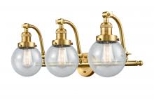 Innovations Lighting 515-3W-SG-G204-6 - Beacon - 3 Light - 26 inch - Satin Gold - Bath Vanity Light