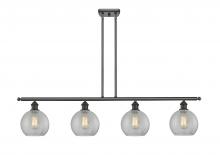 Innovations Lighting 516-4I-OB-G125-8 - Athens - 4 Light - 48 inch - Oil Rubbed Bronze - Cord hung - Island Light