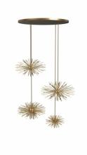 Avenue Lighting HF8404-AB - Palisades Ave. Collection Hanging Cluster Chandelier